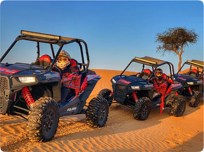 Quad Biking in Desert